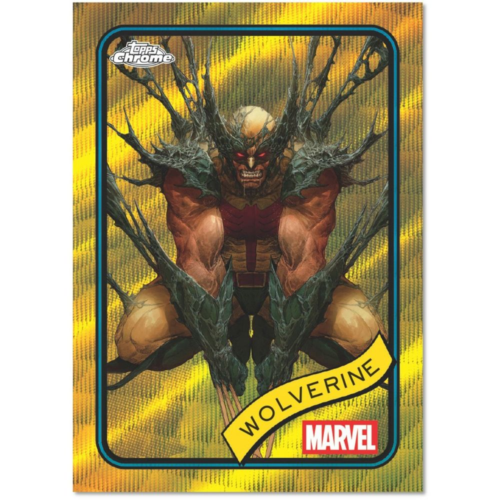 2025 Topps Chrome Marvel Cards - Wolverine Gold