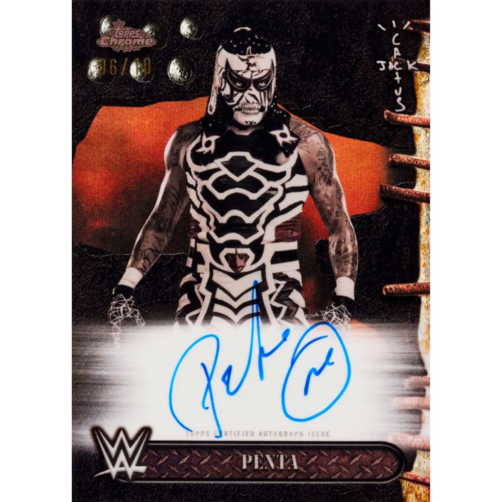 2025 Topps Chrome WWE X Cactus Jack Hobby Box - Trading Card Market