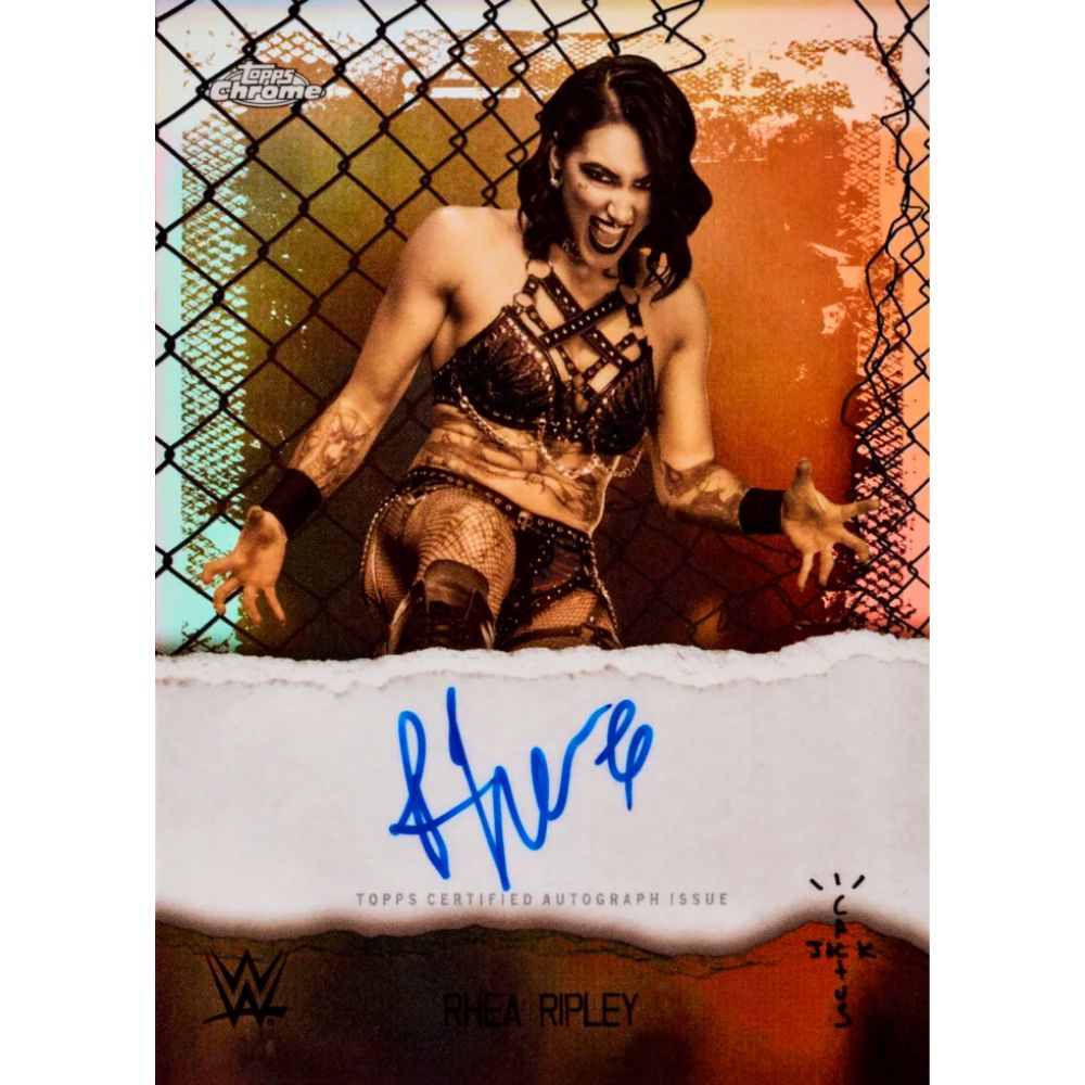 2025 Topps Chrome WWE X Cactus Jack Hobby Box - Trading Card Market