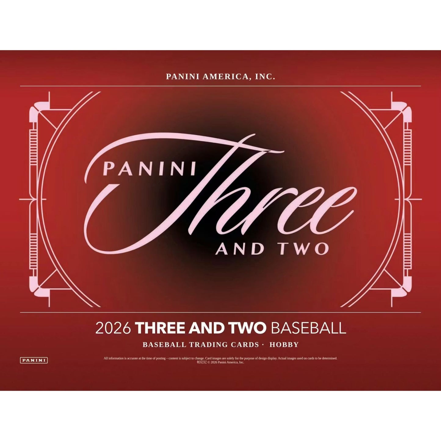 2026 Panini Three & Two Baseball Hobby Box