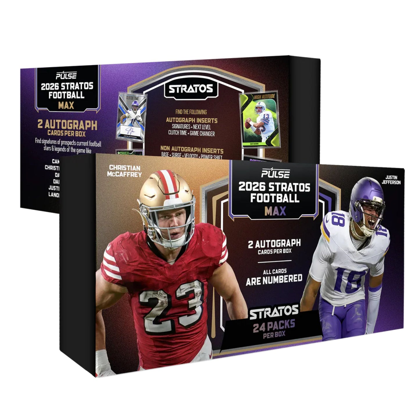 2026 Pulse Stratos Football Hobby Max Edition Box