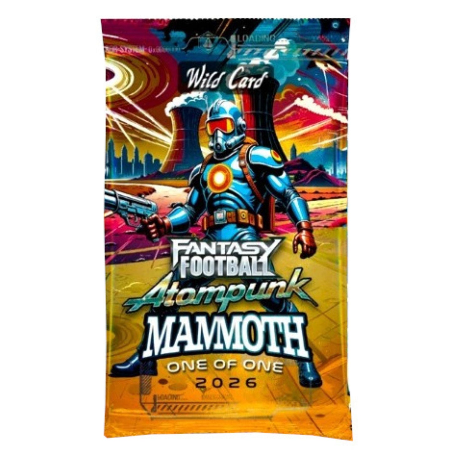 2026 Wild Card Fantasy Football Atompunk Mammoth Football PACK (Presell) - Trading Card Market