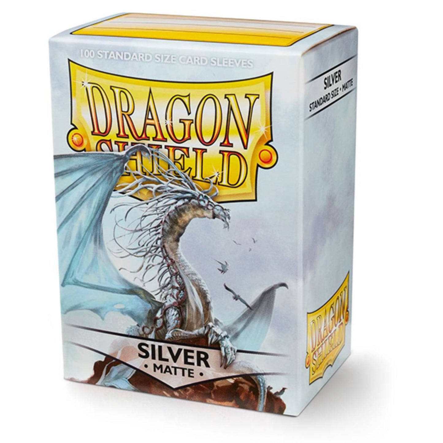 Dragon Shield Sleeves Standard Matte Silver - Trading Card Market