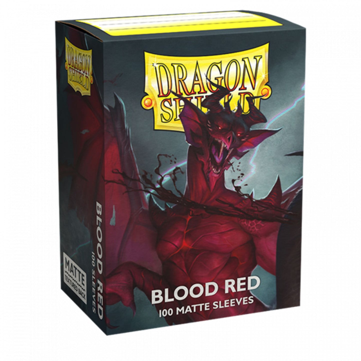 Dragon Shield Sleeves Standard Matte Blood Red Simurag - Trading Card Market