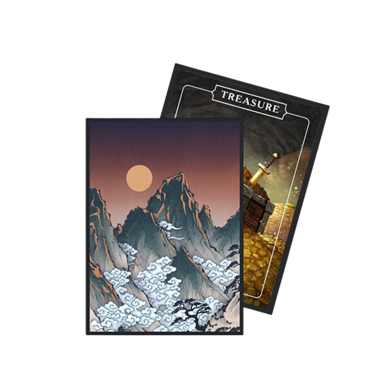 Arcane Fortress Standard Matte Art Ukiyo - e Crimson Ridge Card Sleeves - Trading Card Market