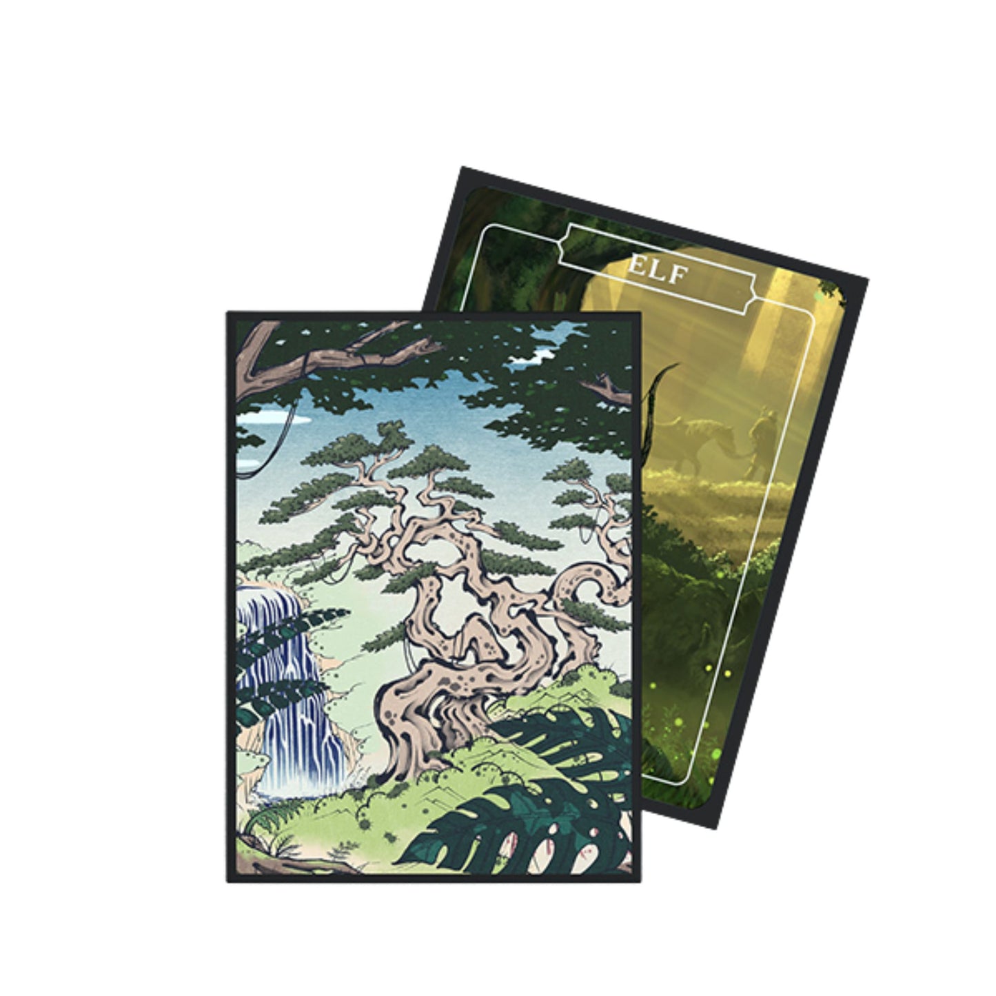 Arcane Fortress Standard Matte Art Ukiyo - e Verdant Sanctuary Card Sleeves - Trading Card Market