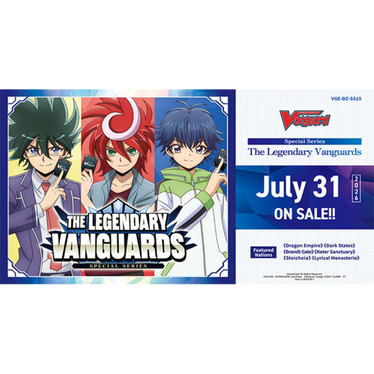 Cardfight Vanguard Special Series The Legendary Vanguards Booster (Presell) - Trading Card Market