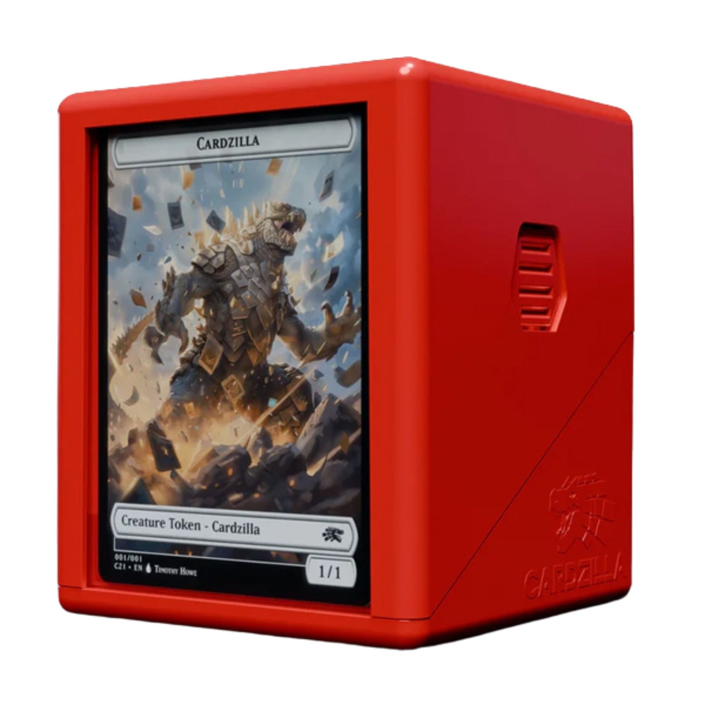 Cardzilla Showcase 100+ Deckbox Red - Trading Card Market