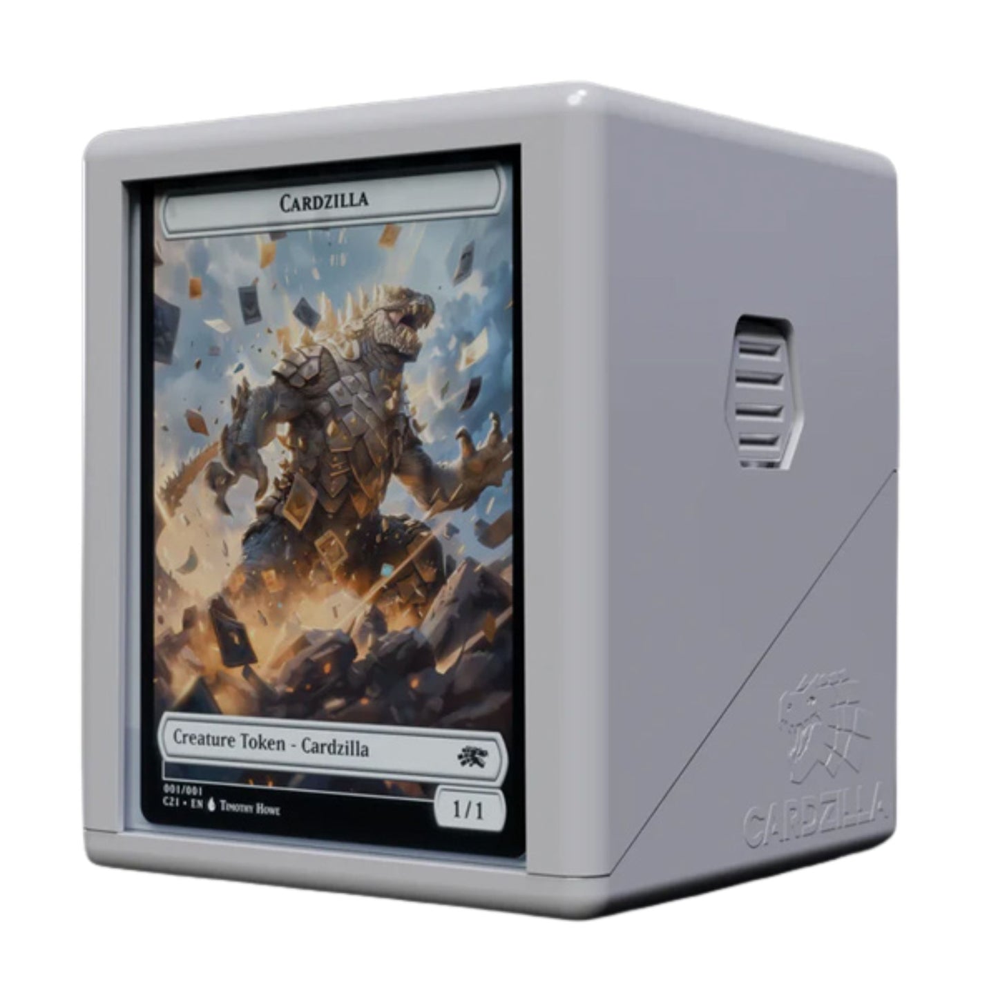 Cardzilla Showcase 100+ Deckbox White - Trading Card Market