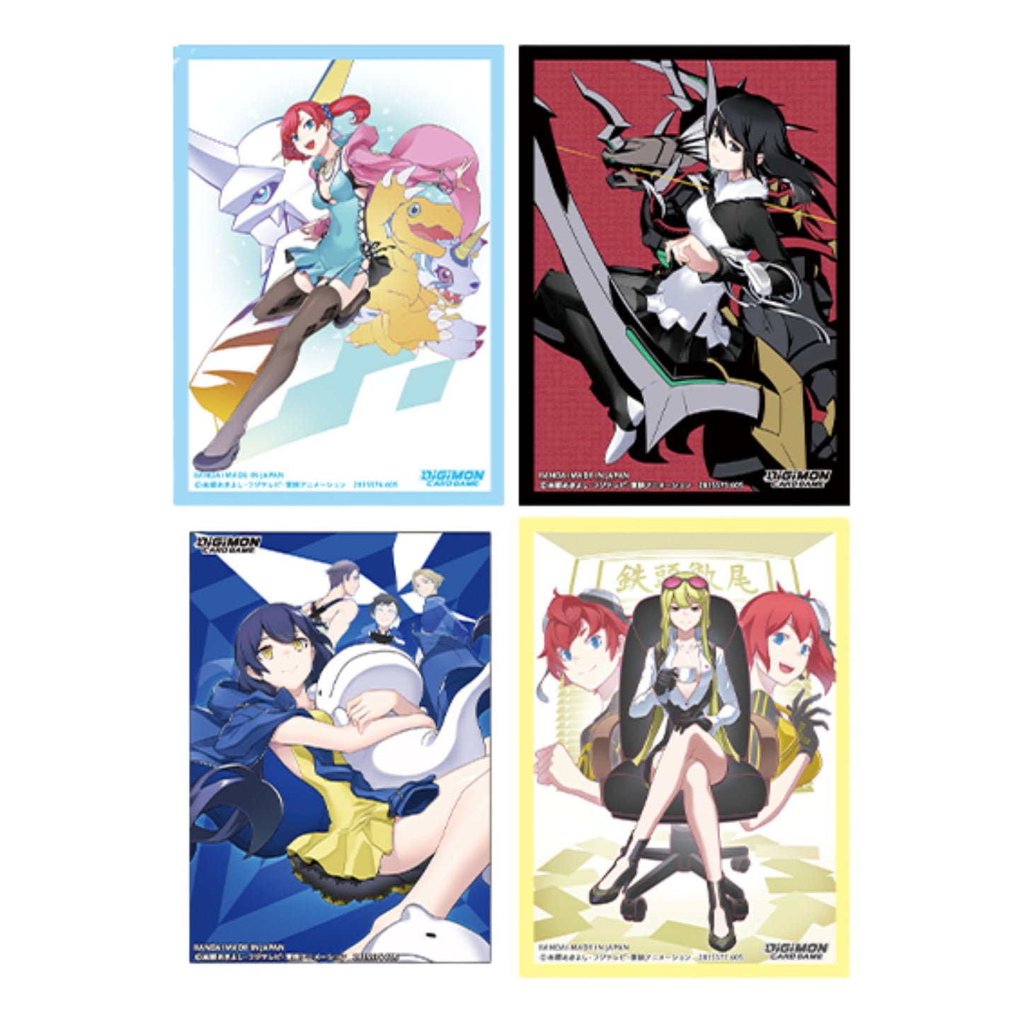 Digimon Official Sleeves Assorted Set 02 - Trading Card Market