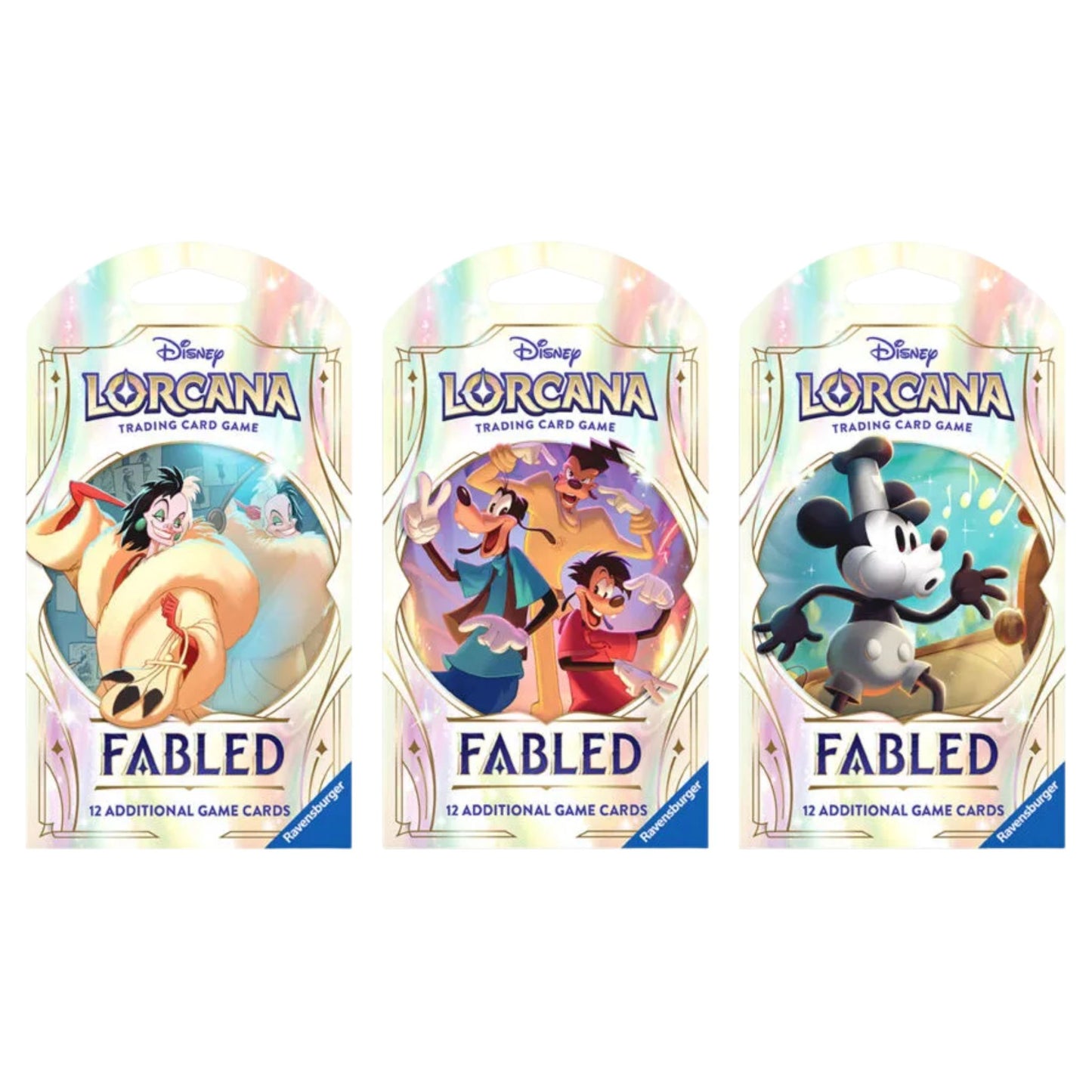 Disney Lorcana Fabled Sleeved Booster Pack - Trading Card Market