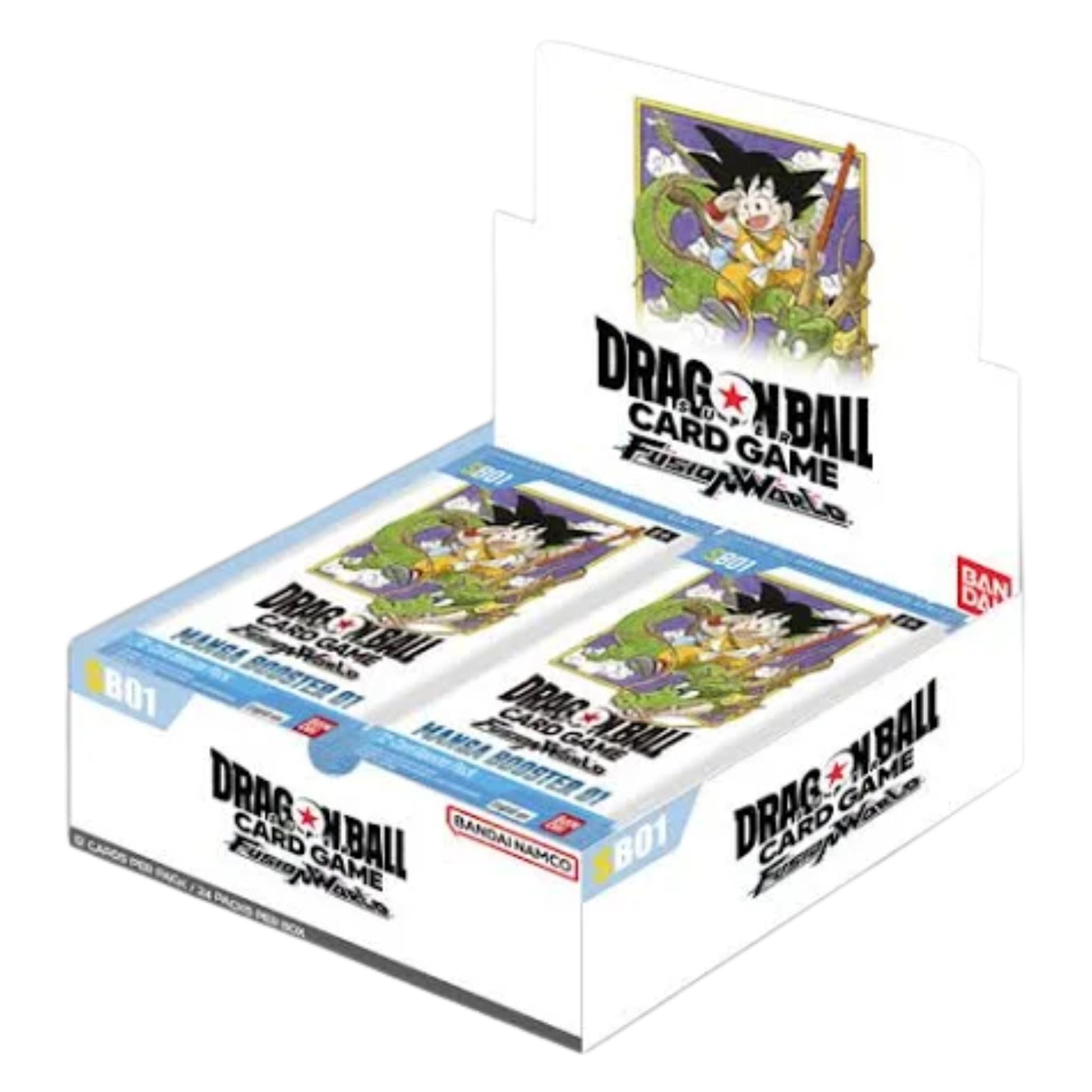 dragon ball z card game booster box Dragon Ball Super Fusion World Manga Booster Box 01