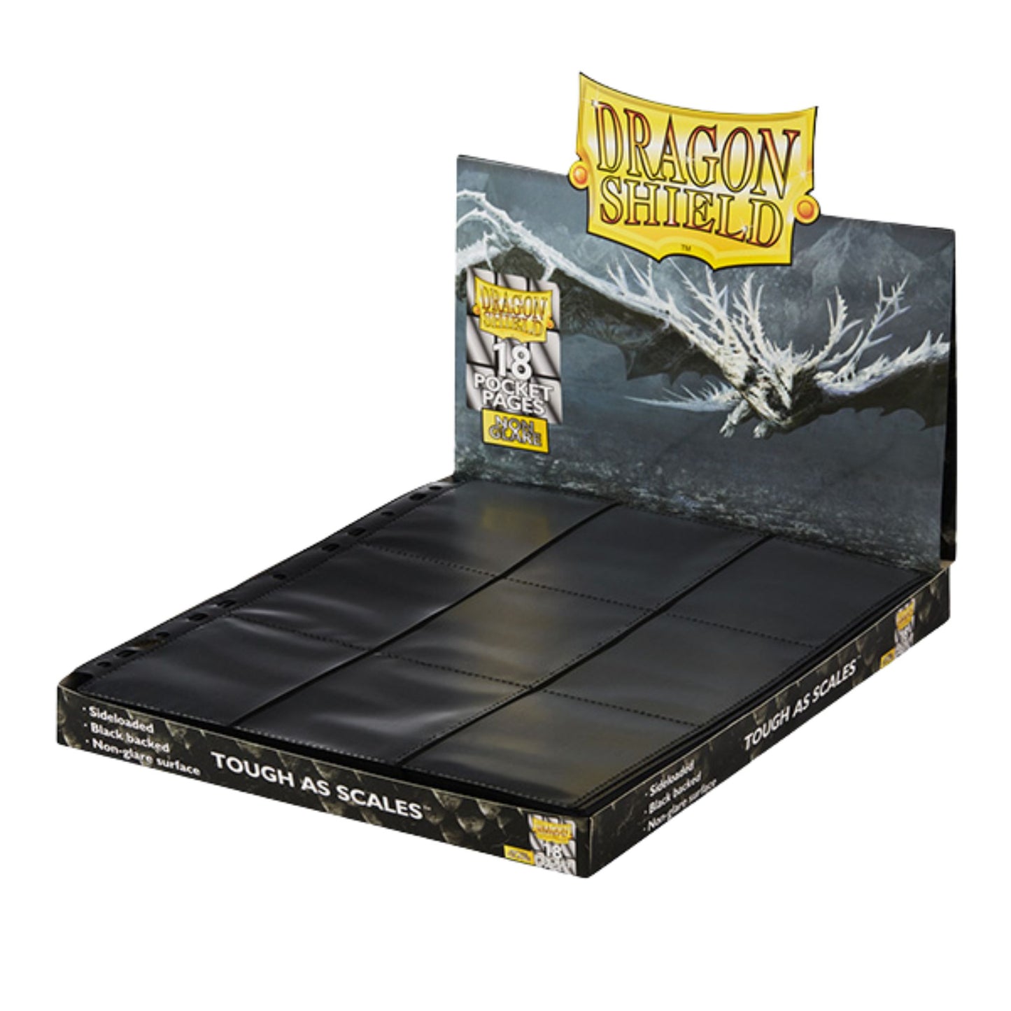 Dragon Shield 18 Pocket Non Glare Centerloader Pages - Trading Card Market