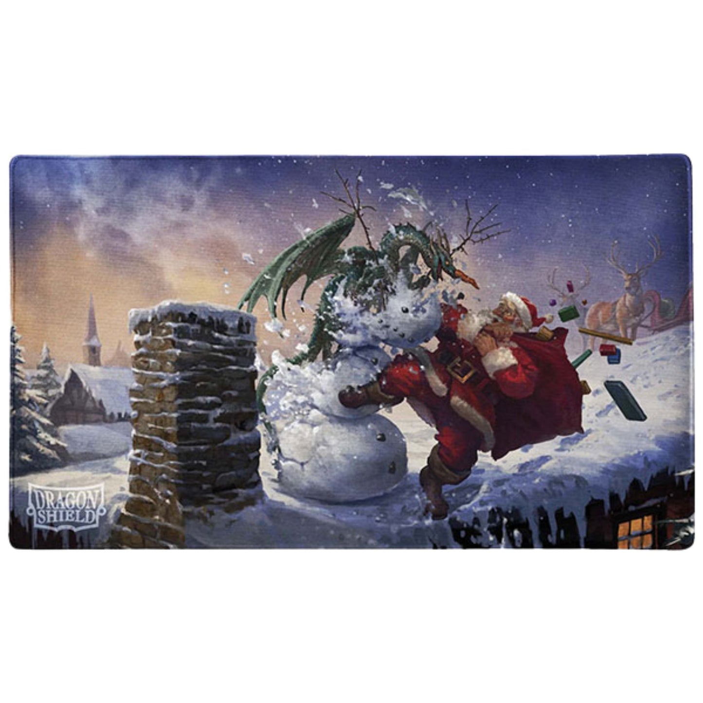 Dragon Shield Playmat w/ Tube 2025 Christmas Art - Trading Card Market