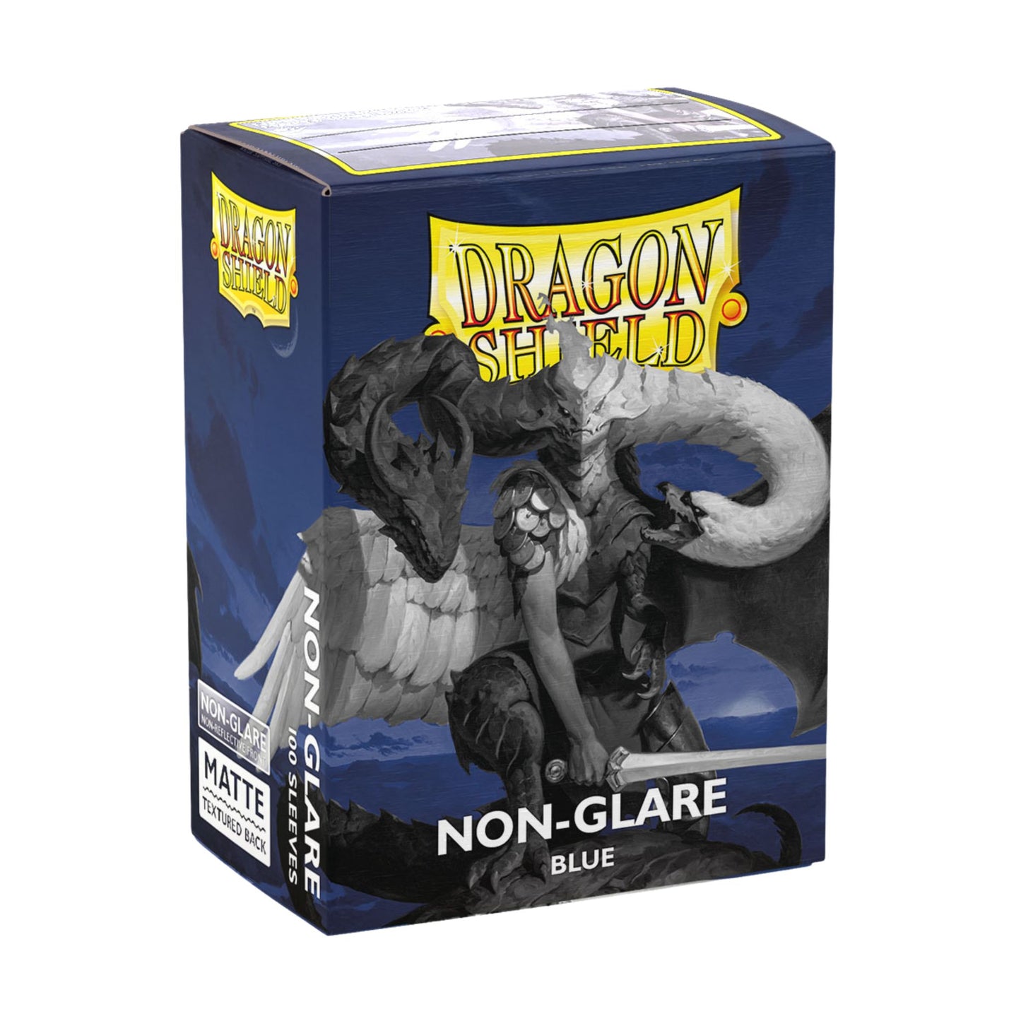 Dragon Shield Standard Matte Non - Glare Blue Sleeves - Trading Card Market
