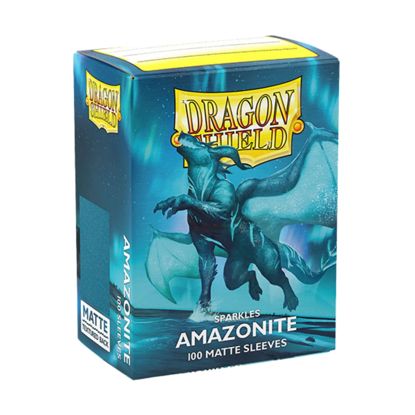 Dragon Shield Standard Matte Sparkles Amazonite Deck Protector Card Sleeves