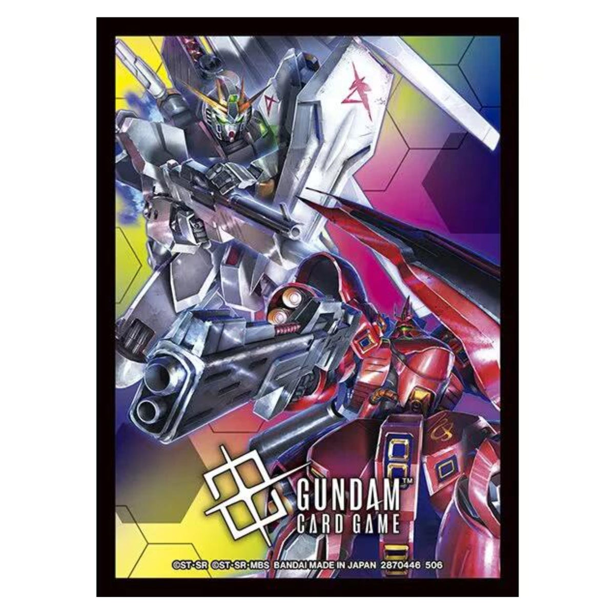 Gundam Card Game Iron Blooded Orphans Deck Protector Card Sleeves (Black)