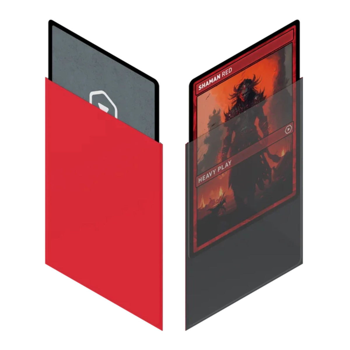 Heavy Play Shaman Red Spike Sleeves - Trading Card Market