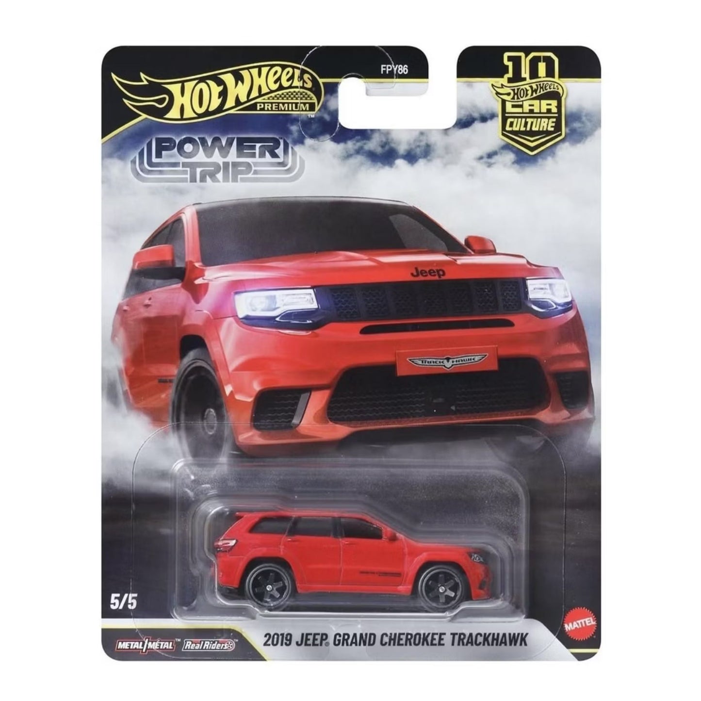 Hot Wheels Premium Culture Car Power Trip 2019 Jeep Grand Cherokee Trackhawk - Trading Card Market
