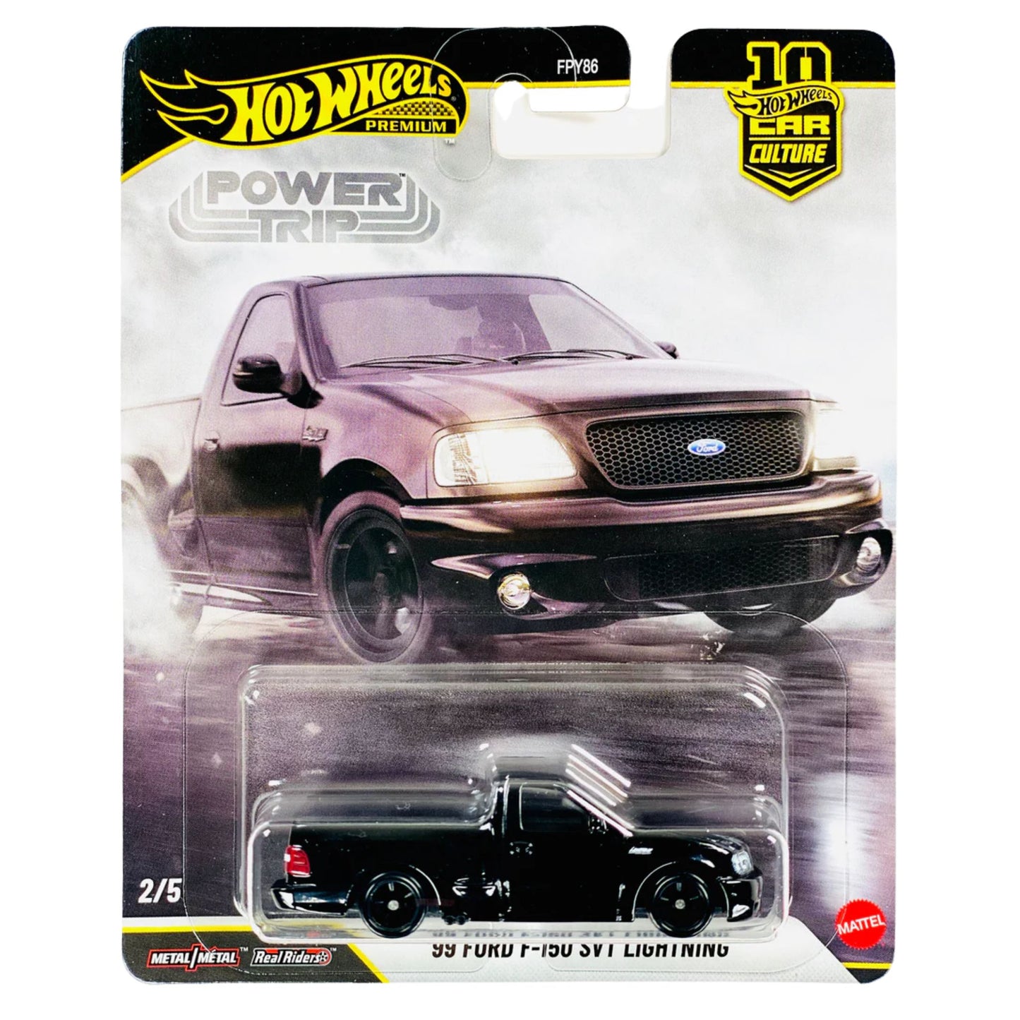 Hot Wheels Premium Culture Car Power Trip '99 Ford F - 150 SVT Lightning - Trading Card Market