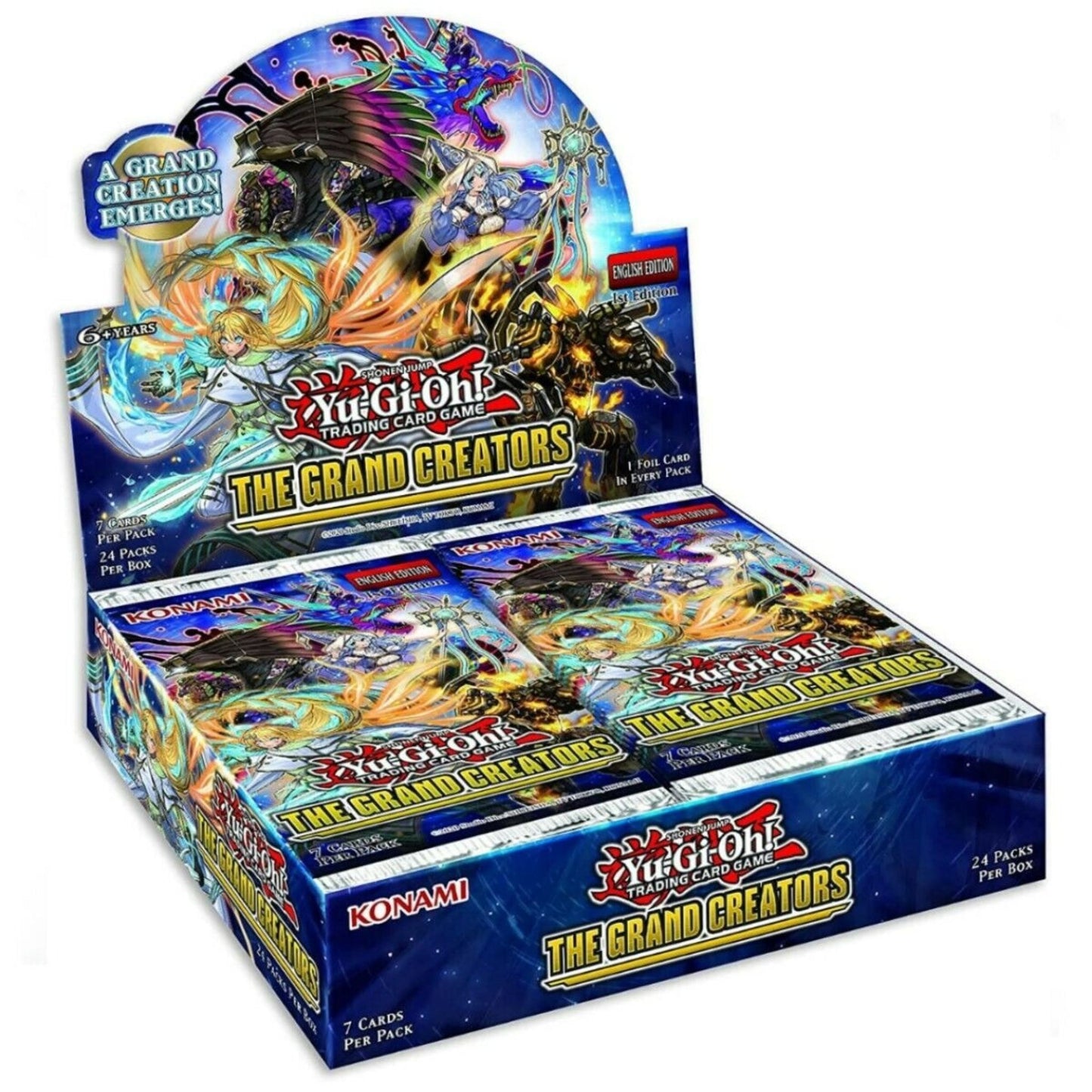 Yu - Gi - Oh The Grand Creators (1st Edition) Booster Box - Trading Card Market