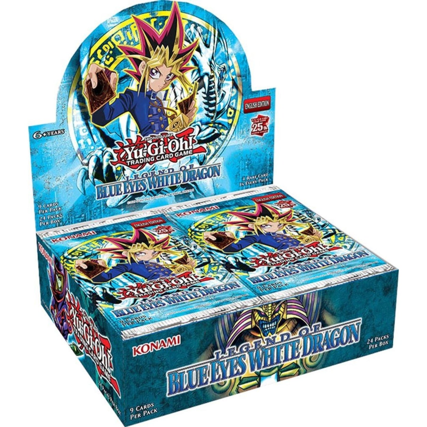 Yu - Gi - Oh Legend of Blue Eyes White Dragon 25th Anniversary Edition Booster Box - Trading Card Market