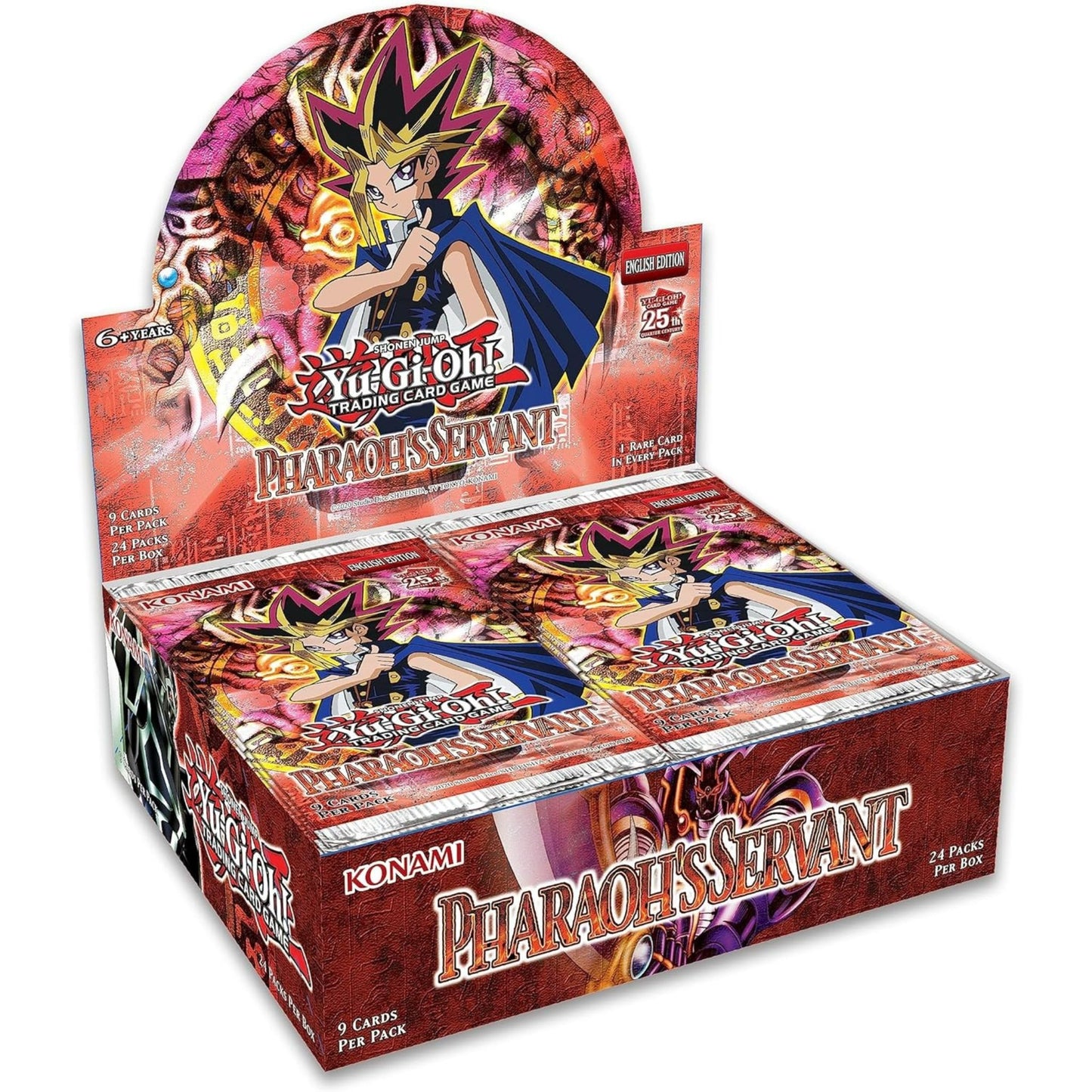 Yu - Gi - Oh Pharaohs Servant 25th Anniversary Edition Booster Box - Trading Card Market