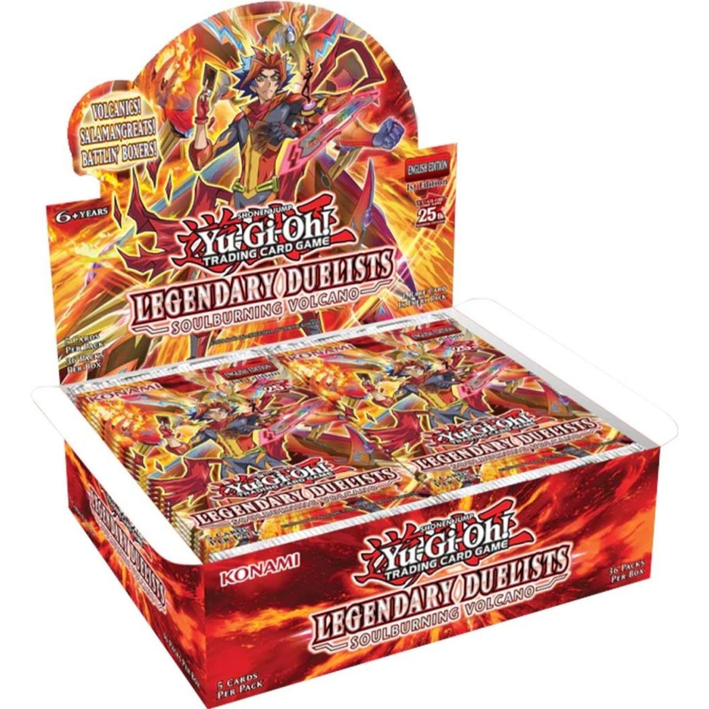 Yu - Gi - Oh Legendary Duelists Soulburning Volcano (1st Edition) Booster Box - Trading Card Market