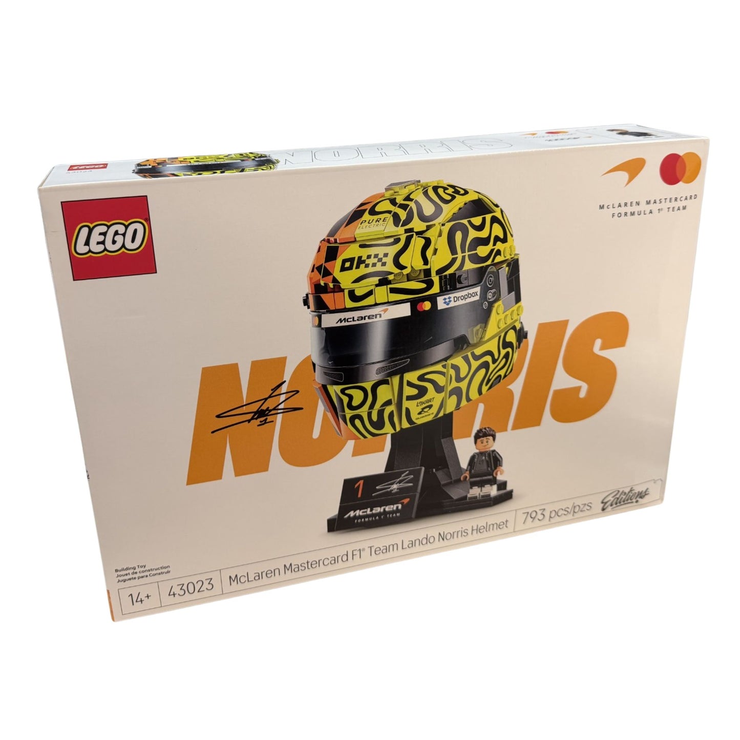 LEGO Editions Formula 1 McLaren Mastercard F1 Team Lando Norris Helmet