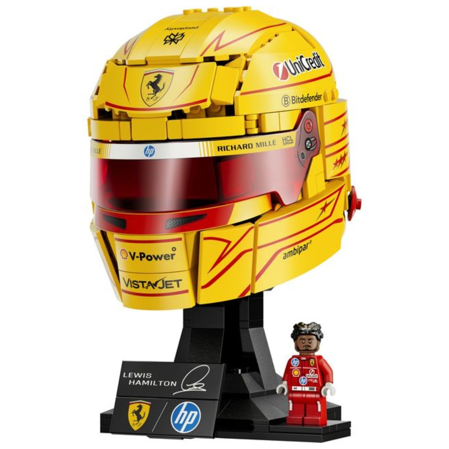 LEGO Editions Formula 1 Scuderia Ferrari HP Lewis Hamilton Helmet - Trading Card Market