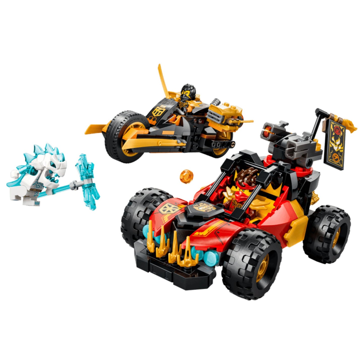 LEGO Ninjago Kai and Cole's Combiner Vehicles