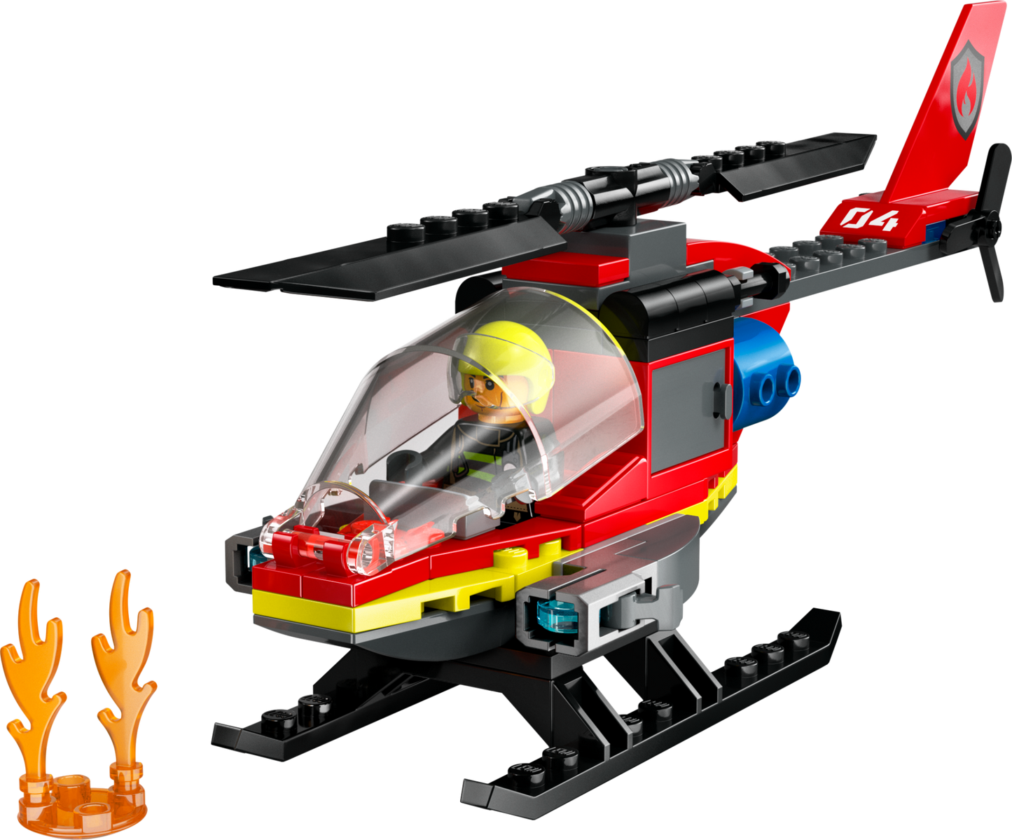 LEGO City Fire Fire Rescue Helicopter - Trading Card Market