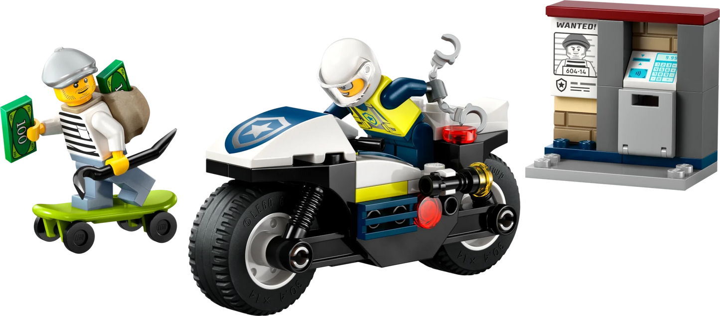 LEGO City Police Police Motorcycle Chase - Trading Card Market