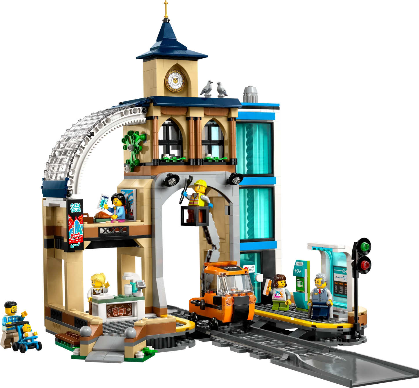 LEGO City Trains Central Train Station - Trading Card Market