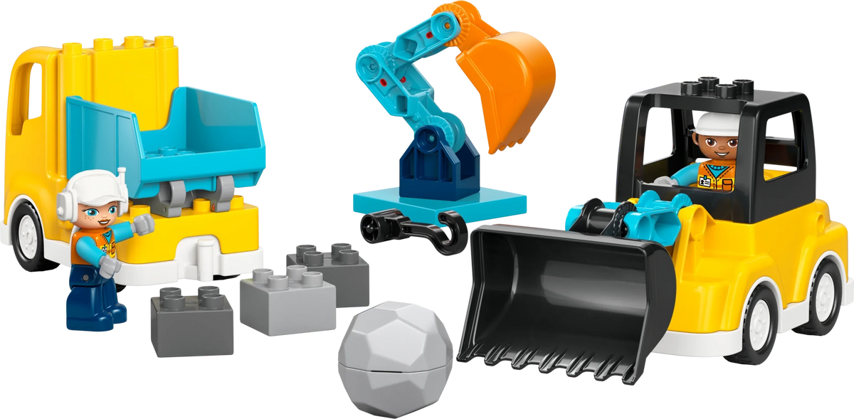 LEGO DUPLO Town 3 in 1 Construction Vehicles - Trading Card Market