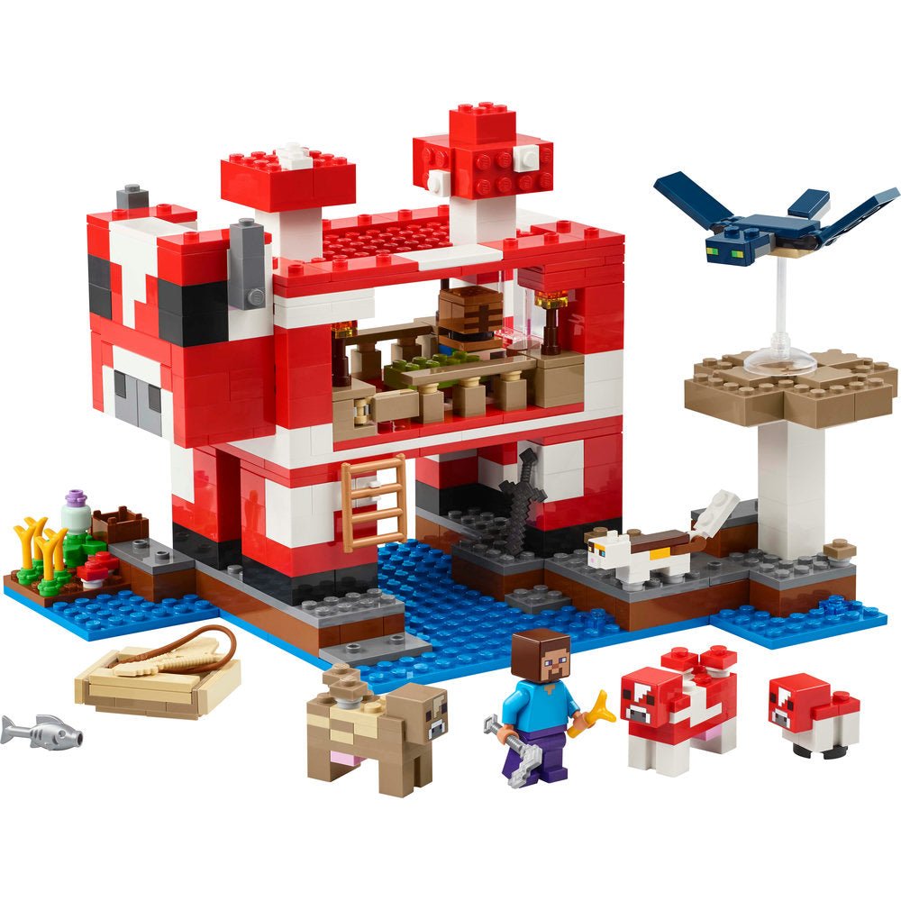 LEGO Minecraft The Mooshroom House - Trading Card Market