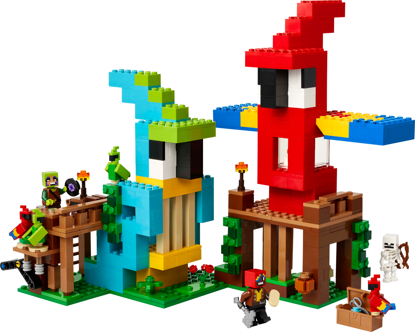 LEGO Minecraft The Parrot Houses - Trading Card Market