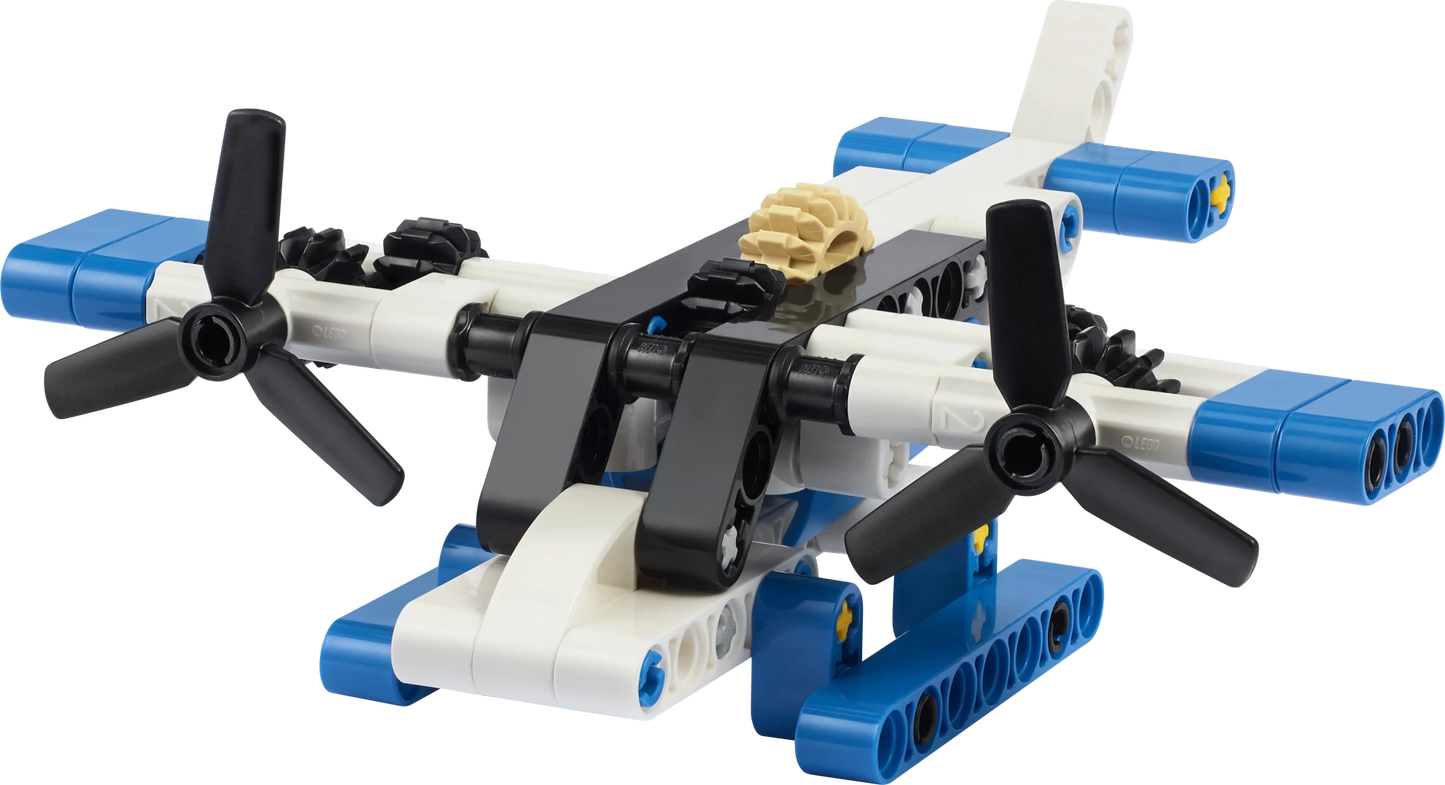 LEGO Mini - Builds White Seaplane - Trading Card Market