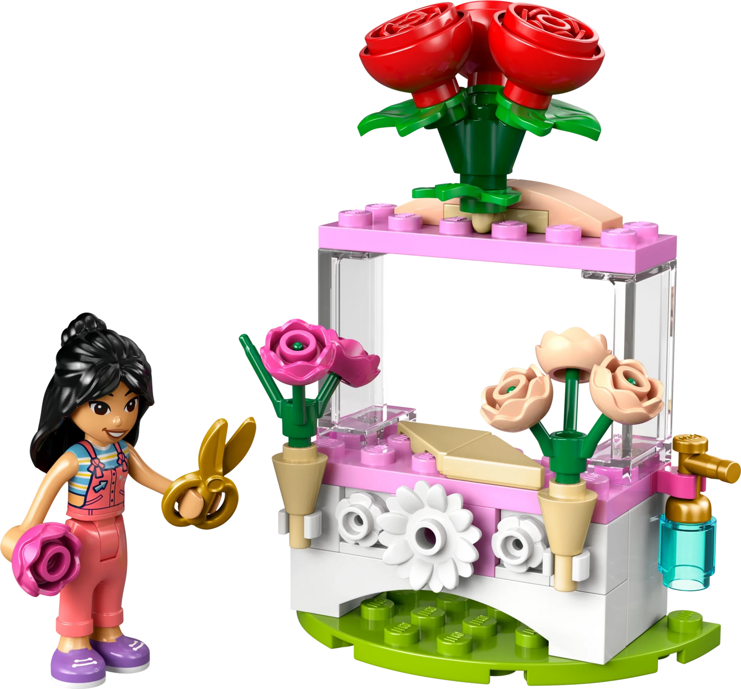 LEGO Recruitment Bags Flower Stand with Roses - Trading Card Market