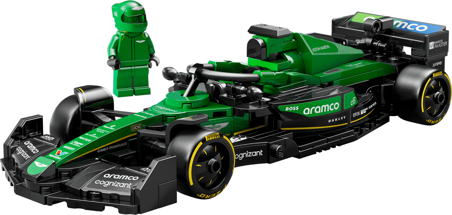 LEGO Speed Champions Aston Martin Aramco F1 AMR24 Race Car - Trading Card Market