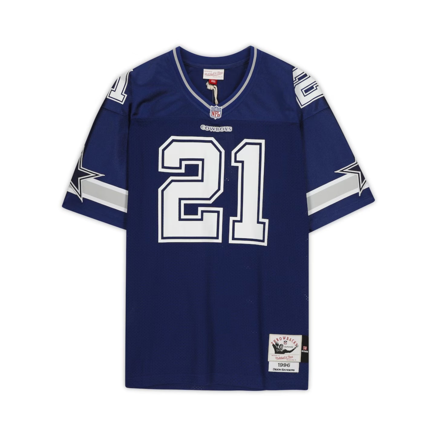 Fanatics Authentic Deion Sanders Autographed "HOF 2011/Prime Time" Dallas Cowboys Navy Authentic Jersey