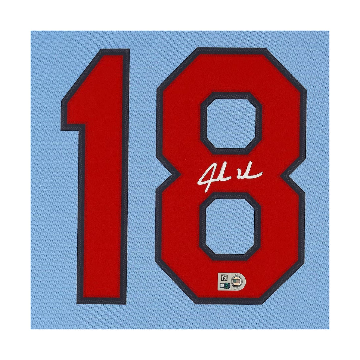 Fanatics Authentic Jordan Walker Autographed St. louis Cardinals Light Blue Cooperstown Replica Jersey - Trading Card Market