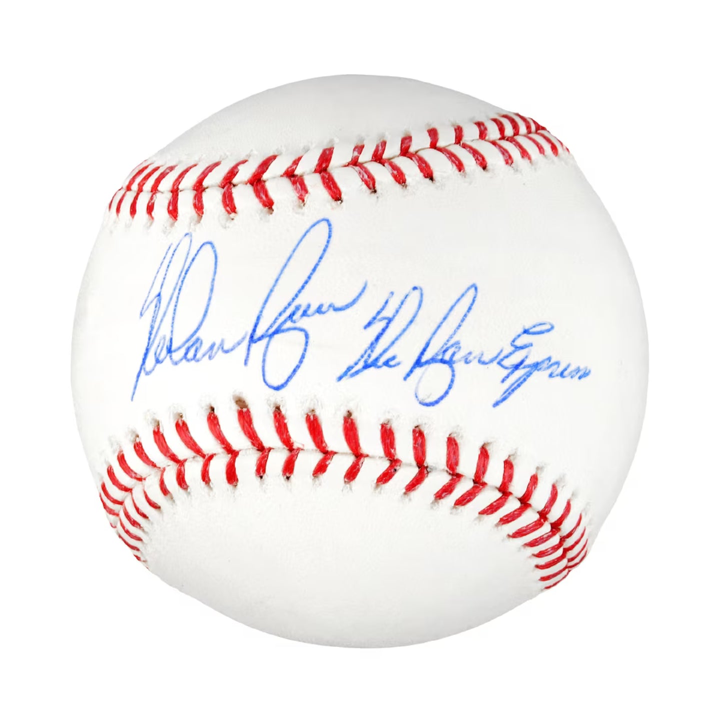 Fanatics Authentic Nolan Ryan Autographed MLB Baseball w/ "The Ryan Express" Inscription w/ Display Cube - Trading Card Market
