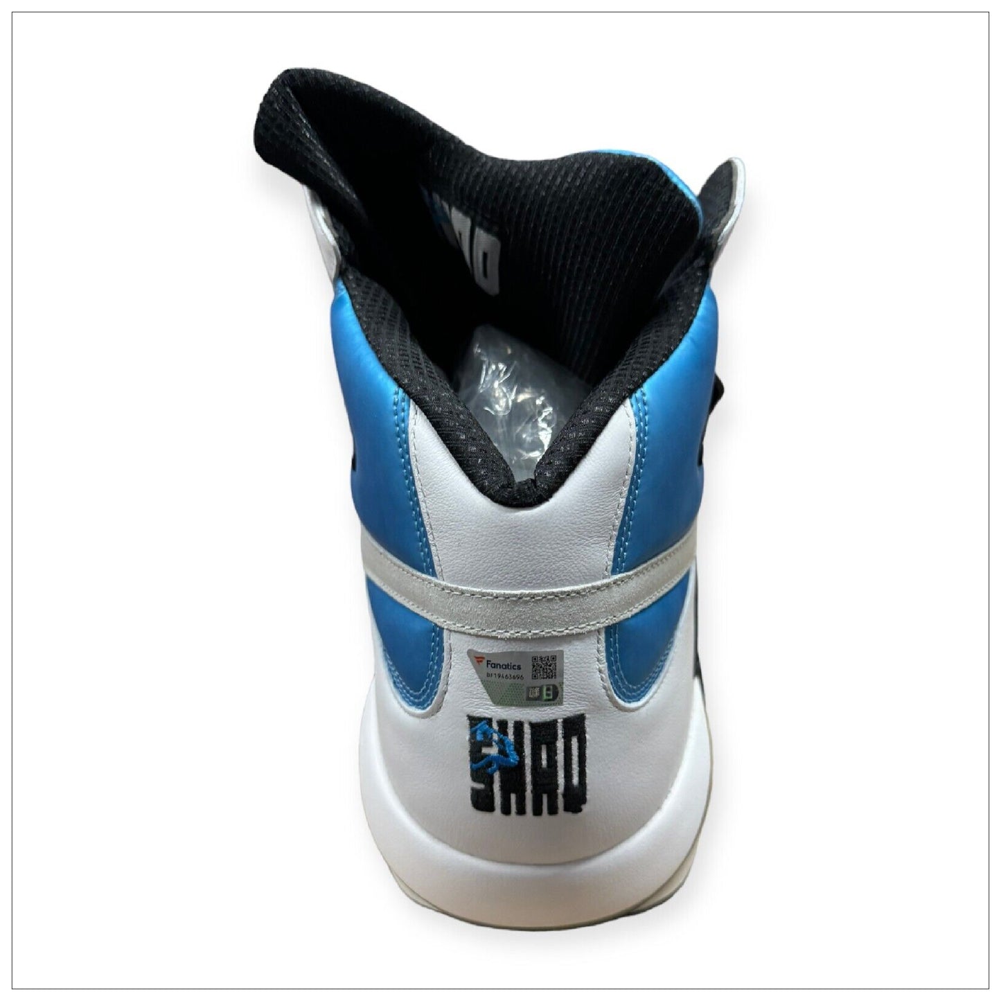 Fanatics Authentic Shaquille O'Neal Autographed Orlando Magic Reebok Blue/White Size 22 SHAQ Sneaker