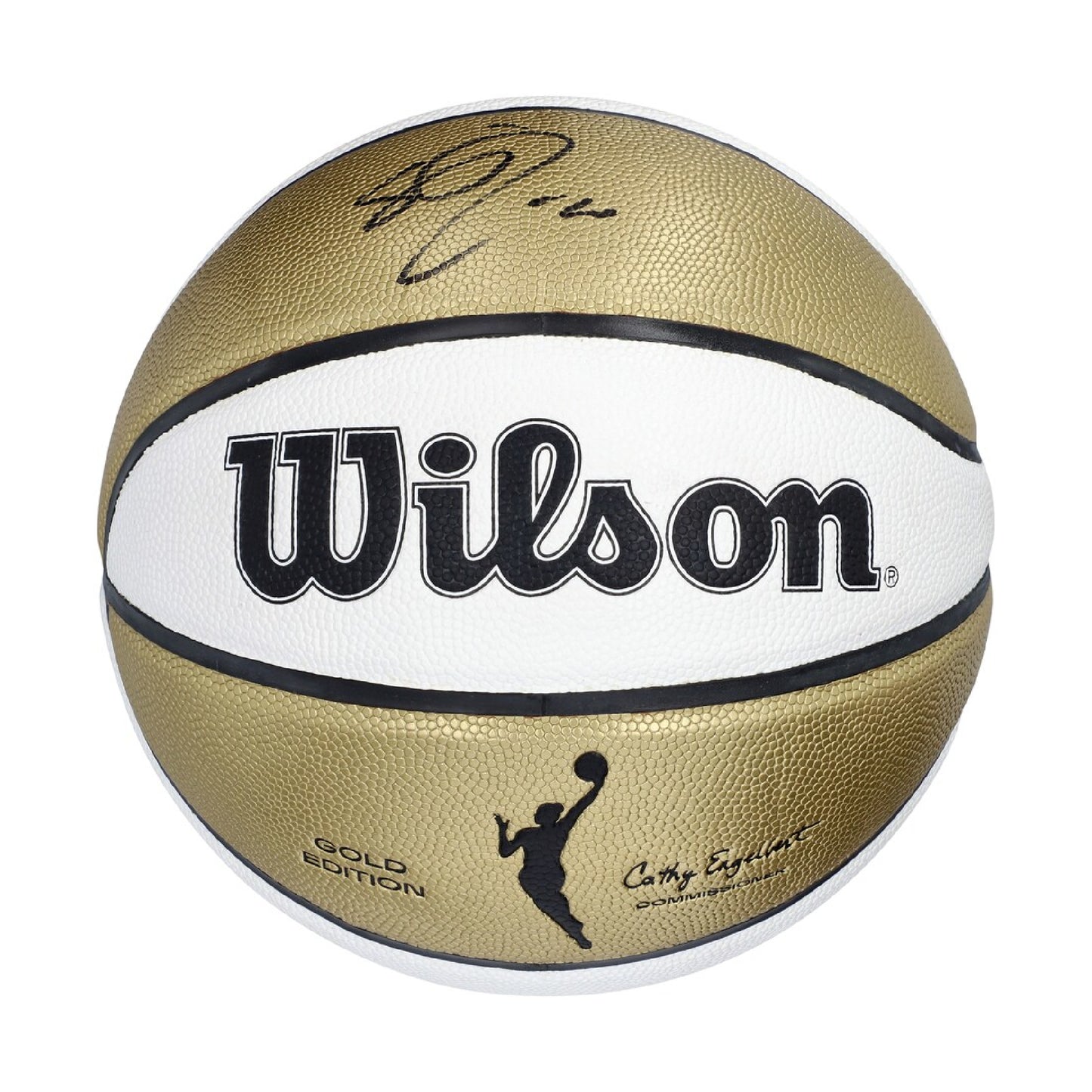 Fanatics Authentic Sabrina Ionescu Autographed New York Liberty Wilson White/Gold WNBA Basketball
