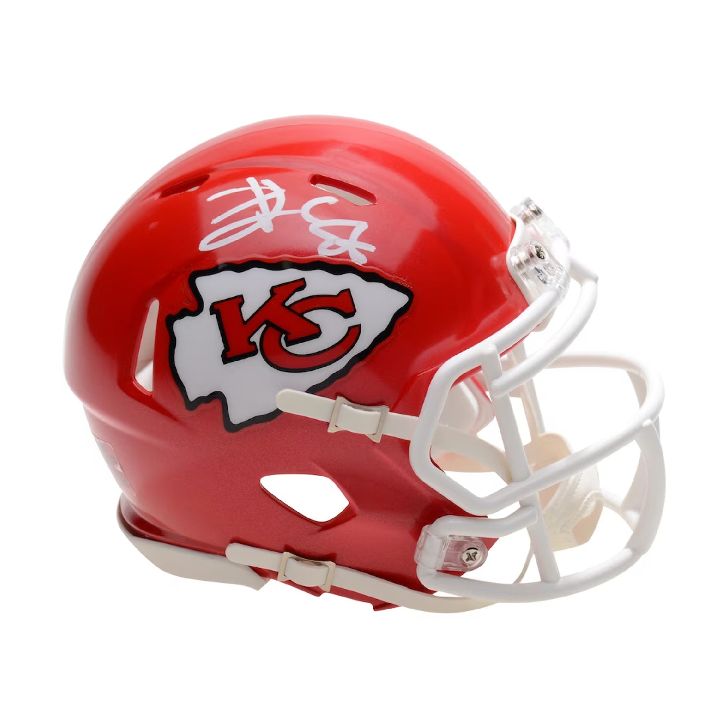 Fanatics Authentic Travis Kelce Autographed Kansas City Chiefs Riddell Speed Mini Helmet - Trading Card Market