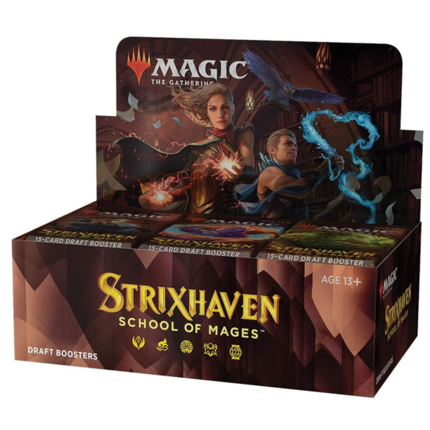 Magic The Gathering Strixhaven School of Mages Draft Booster Box - Trading Card Market