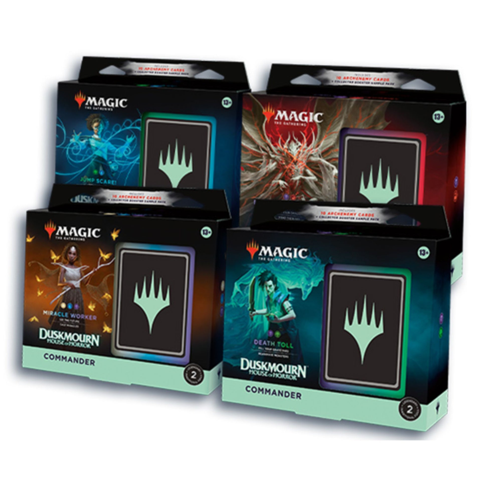 Magic The Gathering Duskmourn Commander Deck Set (4 Decks) - Trading Card Market