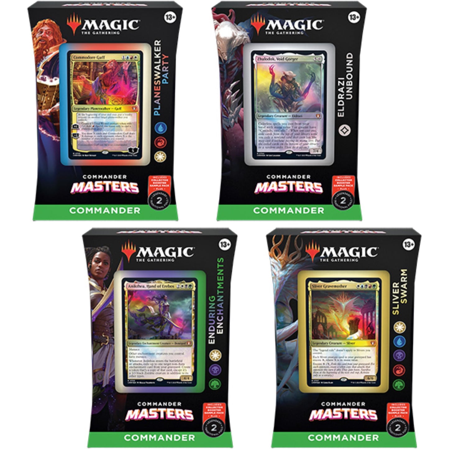 Magic The Gathering Commander Masters Commander Deck (4 Decks) - Trading Card Market