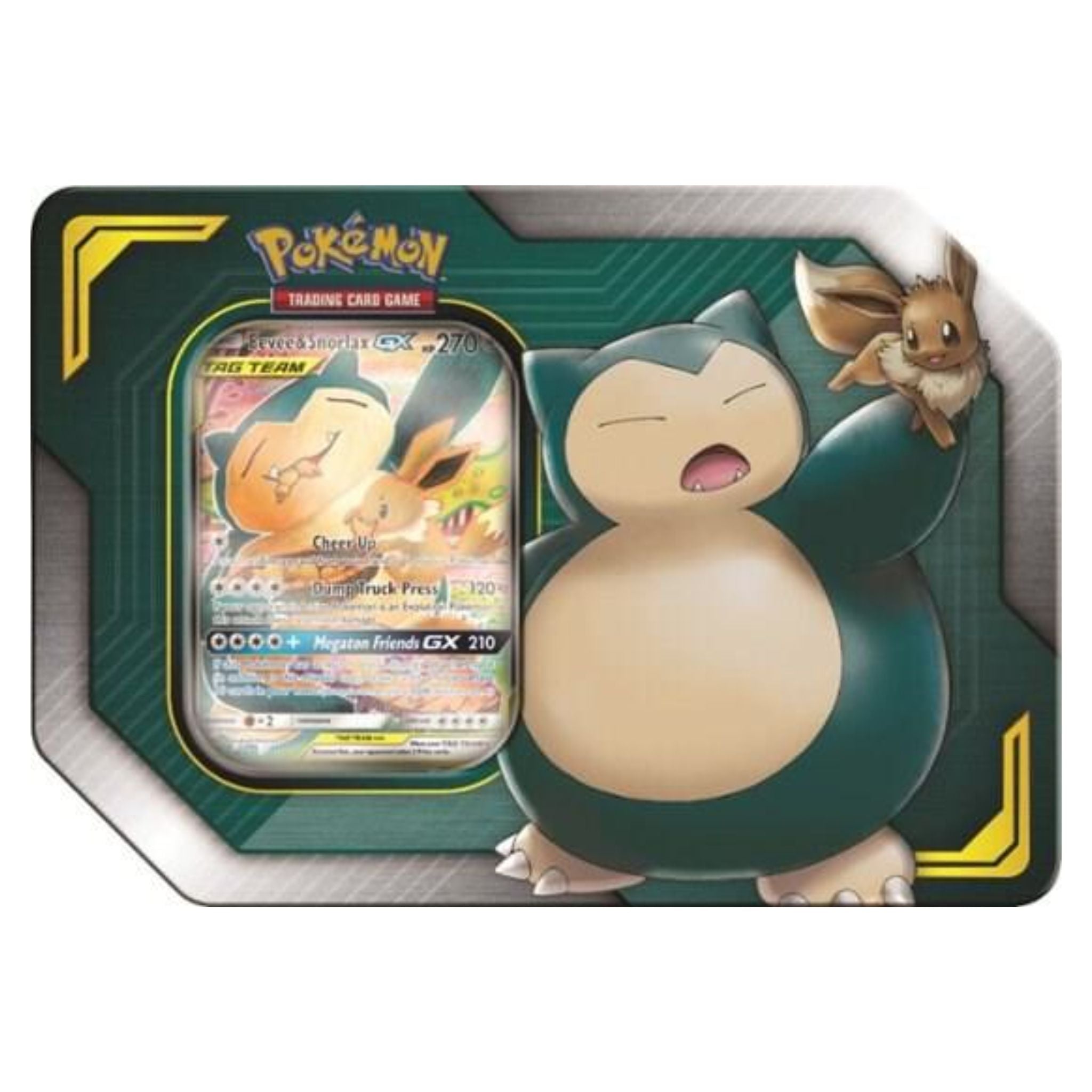 pokemon card snorlax gx Pokemon Tag Team Eevee & Snorlax GX Tin – Trading Card Market